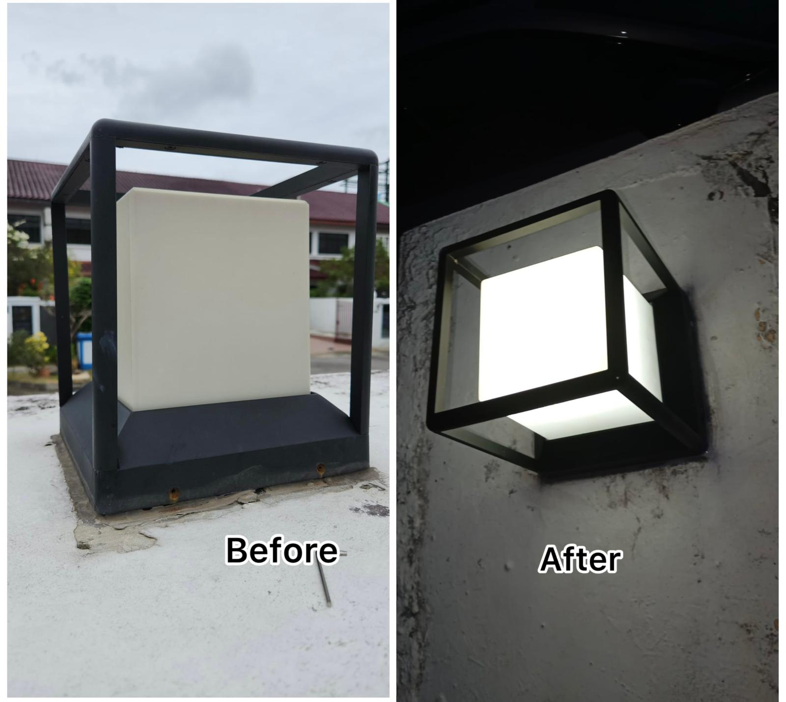 Outdoor Wall Light Installation & Replacement Service in Singapore